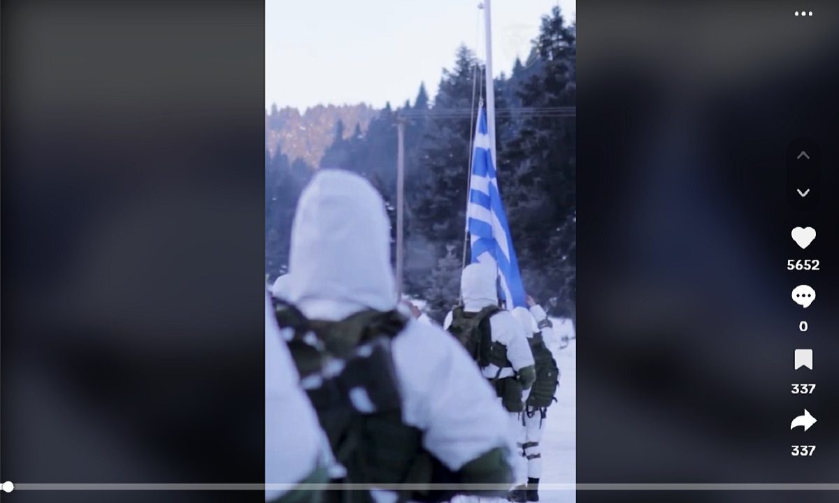 Ένοπλες Δυνάμεις : Αυτή είναι η χειμερινή εκπαίδευση - Διαβίωση. Βίντεο στο TikTok μας δείχνει την εκπαίδευση που κάνουν σε συνθήκες χειμώνα.